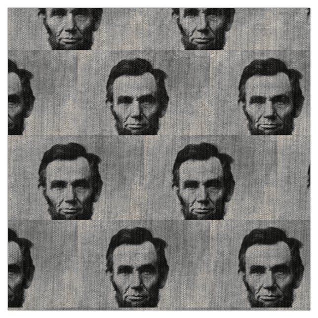 Tela Retrato de Abraham Lincoln (Retal)