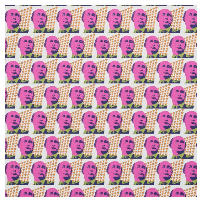 Tela Retrato de arte pop rosado de Putin (Retal)