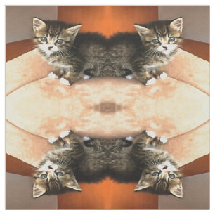 Tela Retrato de Mascota de gatitos de Tabby