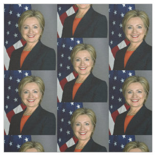 Tela Retrato Oficial de Hillary Clinton
