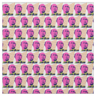 Tela Retrato Pop Art de Putin Rosa