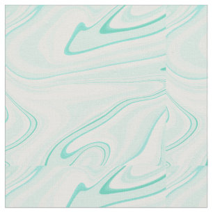 Tela Retro Aqua Green Swirl Liquid Pintura Estética