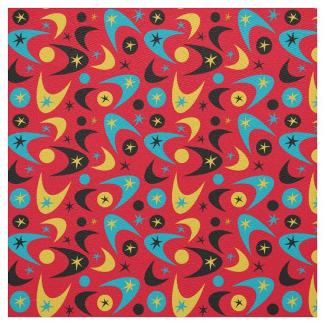 Tela Retro Boomerangs (Retal)