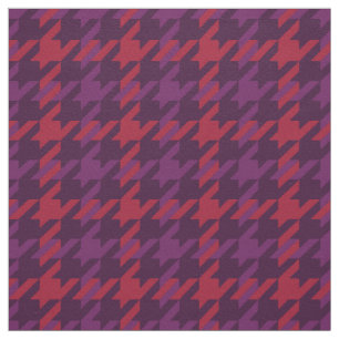 Tela Retro crimson rojo morado patrón de plaquita