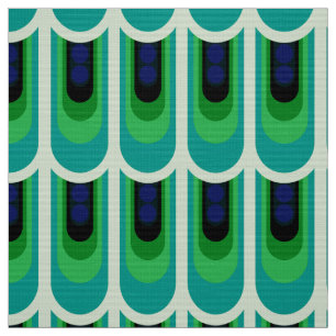 Tela Retro de mediados de siglo 60 años 70 