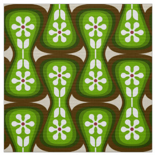 Tela retro estilo yoni de los años 60