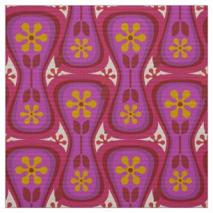 Tela retro estilo yoni de los años 60