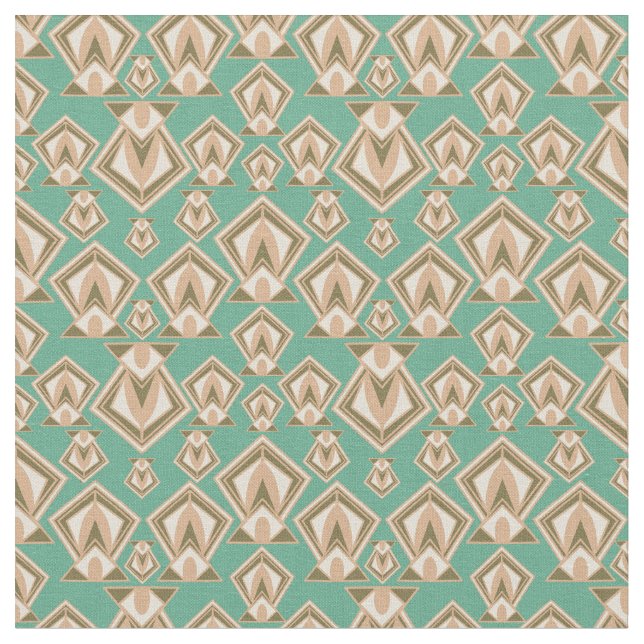 Tela Retro Mid Century Diamante Moderno (De cerca)