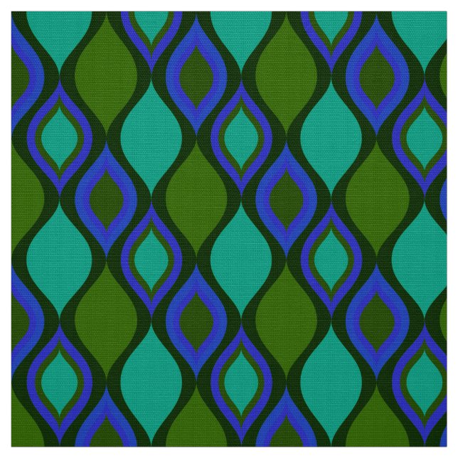 tela retro mod de los años 70 (Retal)