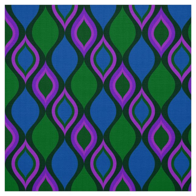 tela retro mod de los años 70 (Retal)