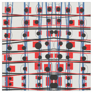 Tela Retro moderno de inspiración vintage de mediados 