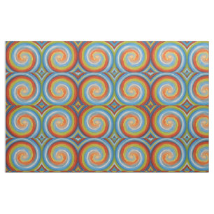 Tela Retro-Twist Resumen Arte #24