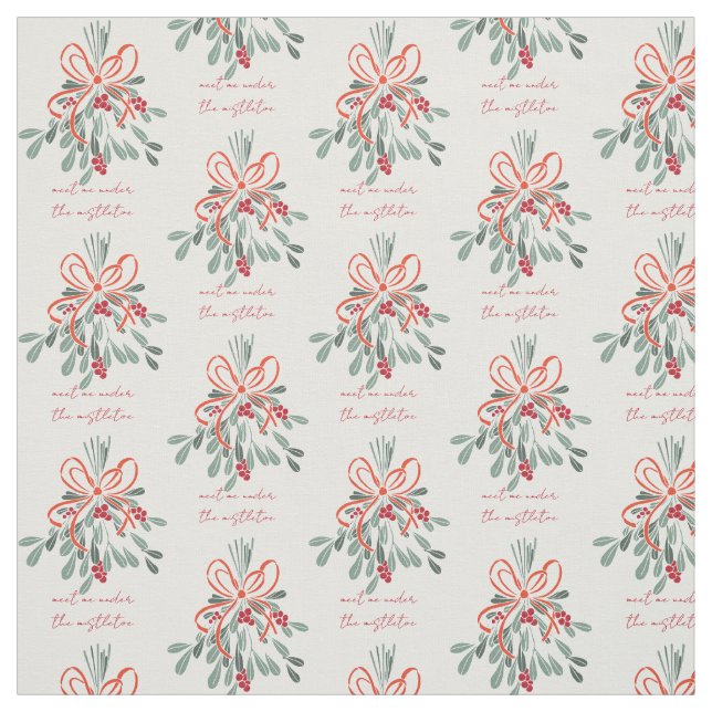 Tela Reúnete conmigo bajo el mistletoe (Retal)