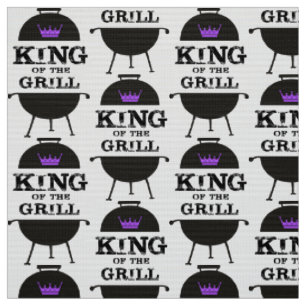 Tela Rey Del Grill, Corona Púrpura Negra