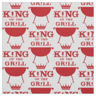 Tela Rey Del Grill, Rojo