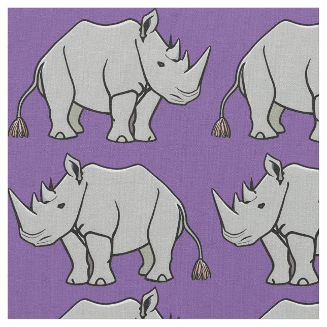 Tela Rhinoceros Fabric (De cerca)