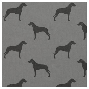 Tela Rhodesian Ridgeback siluetea el modelo