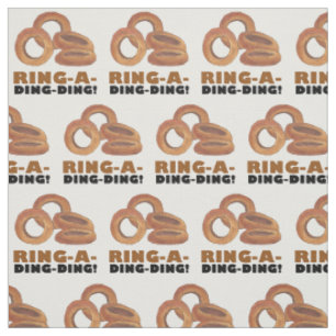 Tela Ring-a-Ding-Ding Anillos de cebolla frita comida r