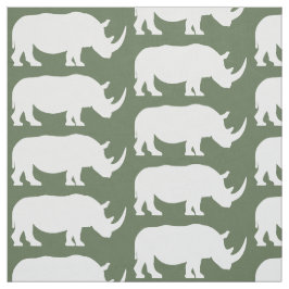 Tela Rinoceronte en silueta