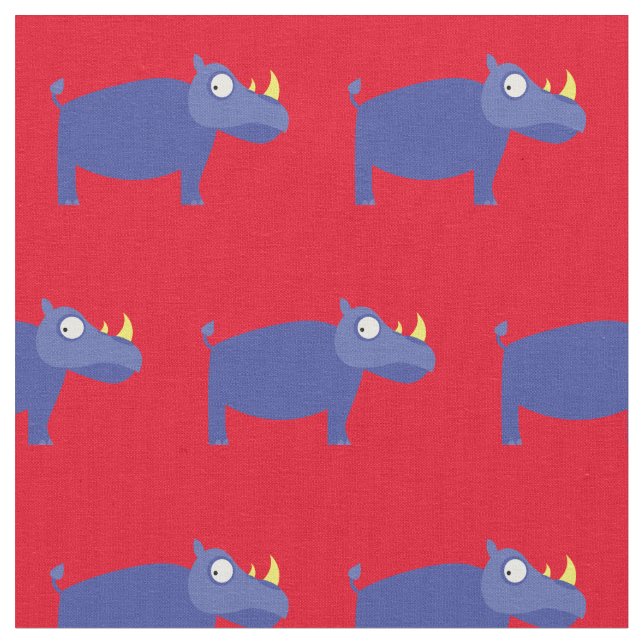 Tela Rinoceronte infantil rinoceronte (De cerca)