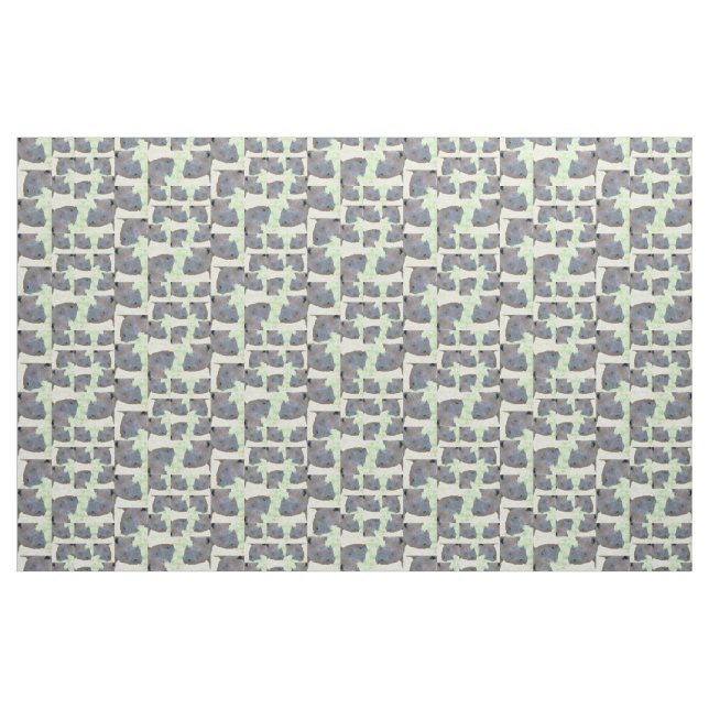 Tela Rinoceronte negro ("Cuarto gordo" (fat quarter))
