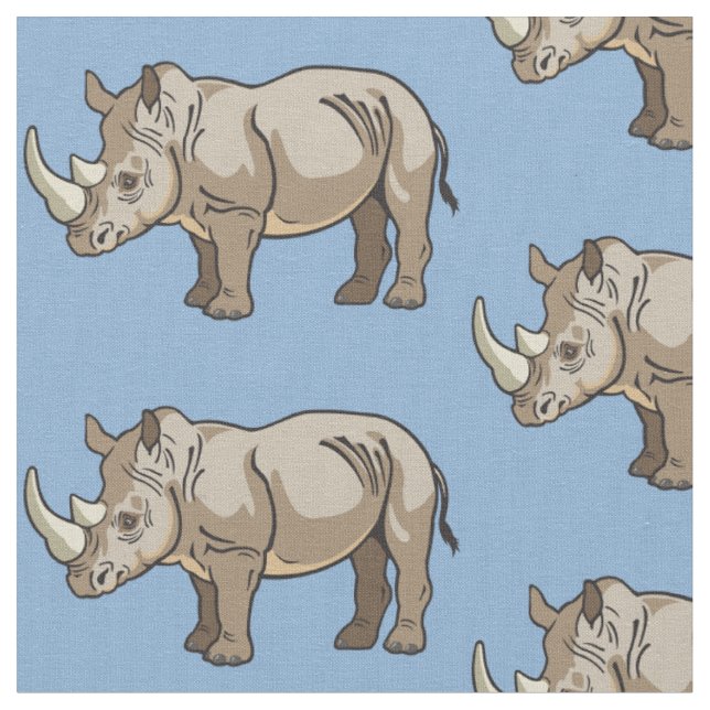 Tela rinocerontes o rinocerontes (De cerca)