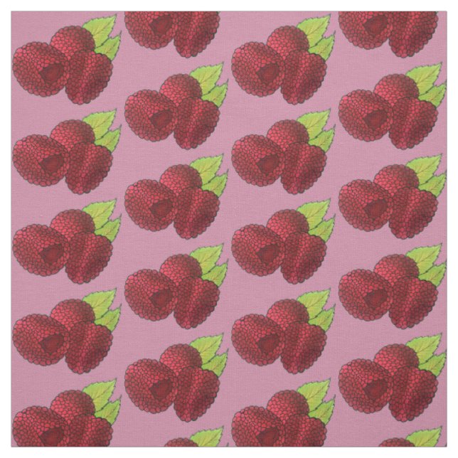 Tela Ripe Raspberry Raspberries Berry Fruit Berries (Retal)