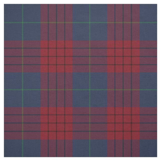 Tela Robinson Tartan Naval Blue y Red Irish Plaid (Retal)