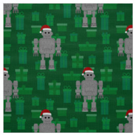 Tela robot de navidad santa claus