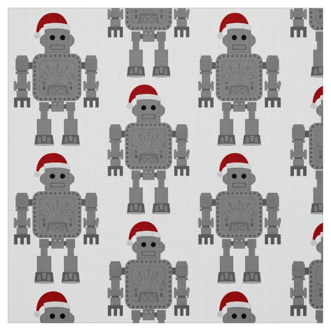 Tela robot navidades santa claus (Retal)