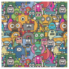 Tela Robots reducidos XL