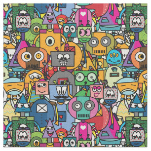 Tela Robots reducidos XL