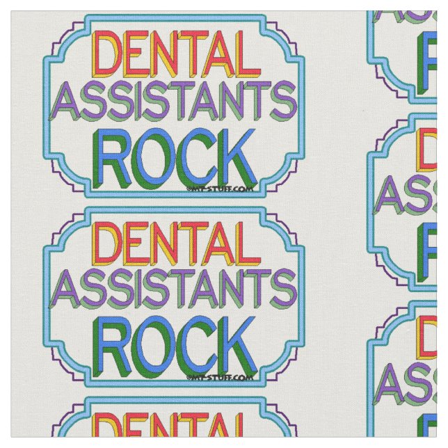 Tela Rock de los asistentes dentales (De cerca)