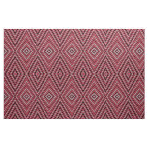 Tela roja moderna del diseño del diamante