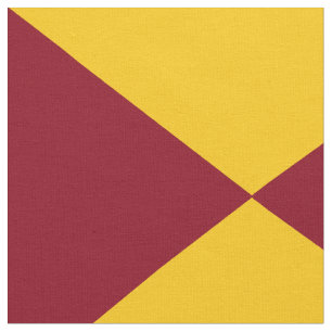 Tela Rojo, amarillo, diamante