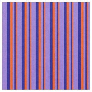 Tela Rojo, azul oscuro y rayas moradas