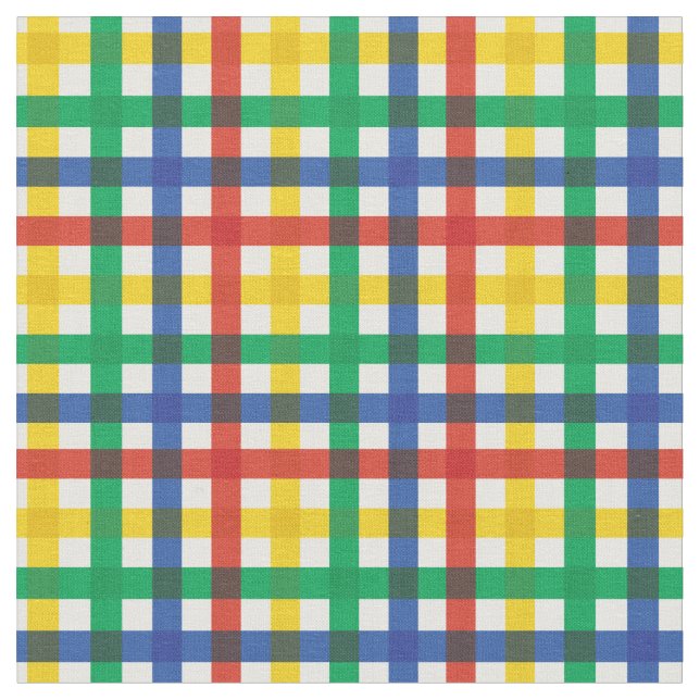 Tela Rojo, azul, verde y amarillo arcoiris en verano (De cerca)