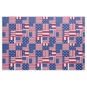 Tela Rojo blanco y azul Americana