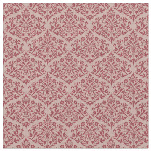 Tela Rojo Damask Rústico
