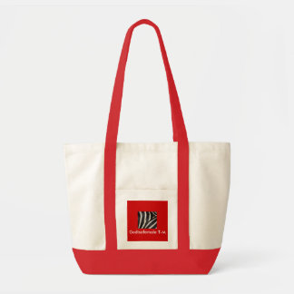 Tela Rojo elegante asombroso del bolso de Zebrano -
