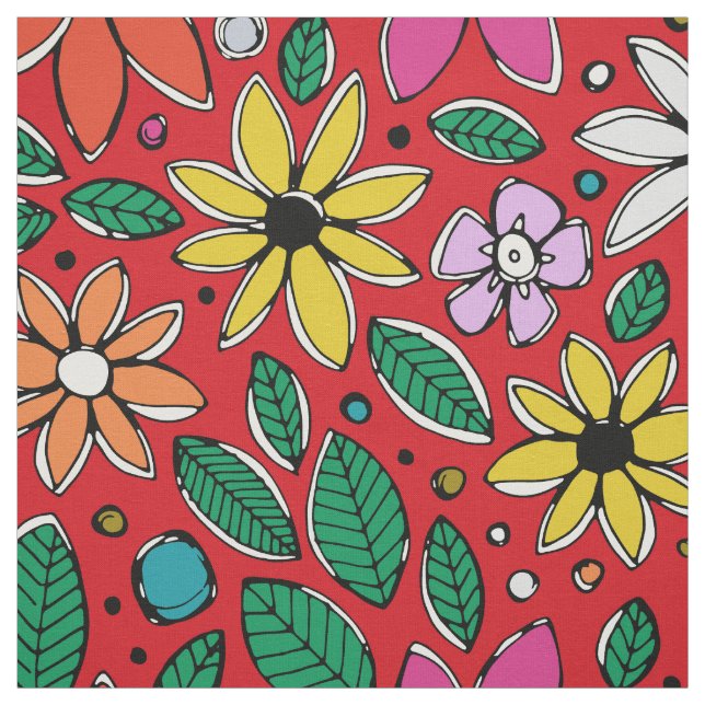 Tela rojo loco (Retal)