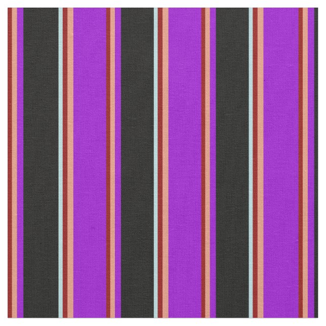 Tela Rojo oscuro, salmón oscuro, violeta oscuro, negro  (De cerca)