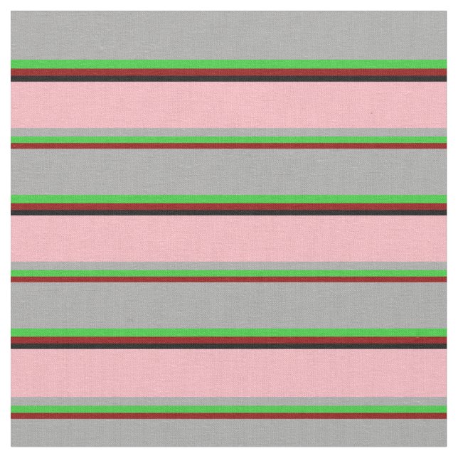Tela Rojo oscuro, verde animo, gris oscuro, rosa claro, (De cerca)