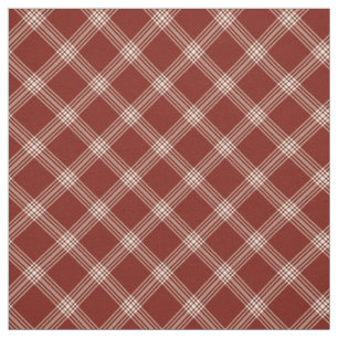 Tela Rojo y blanco pequeño de la placa diagonal