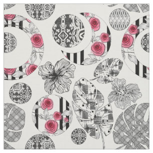 Tela Rojo y Negro, Quilting, Patchwork, rústico, modern
