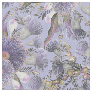 Tela Romántico Mauve Wattle & Eucalyptus
