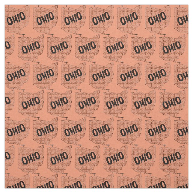 Tela Rompecabezas de Ohio Maze (Retal)