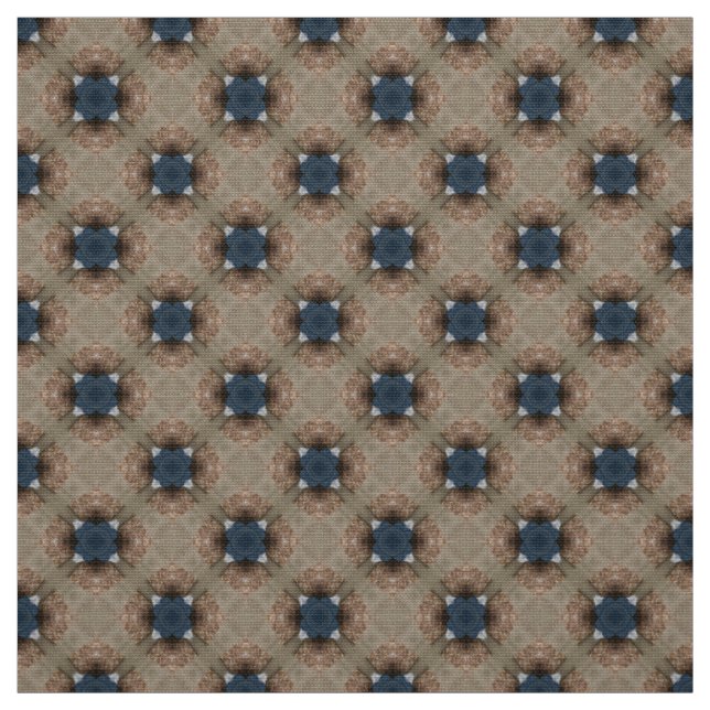 Tela Ropa de mobiliario azul Glitch2 (Retal)