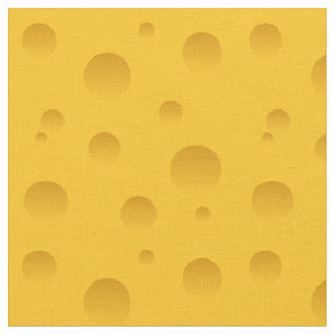 Tela Ropa de queso suizo amarillo con agujeros patrón d