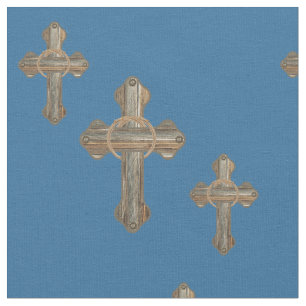 Tela Ropes de Barnwood y Conchos Fabric